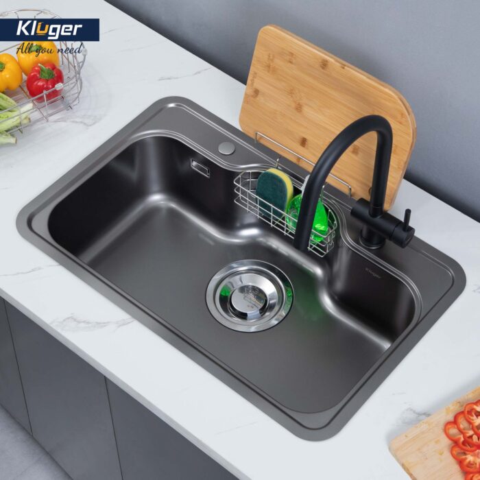 Chậu rửa bát inox KLUGER KT8050FB Plus dòng TAKI - Ảnh 4