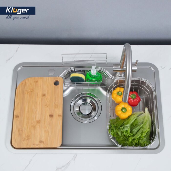 Chậu rửa bát inox KLUGER KT8050FS Plus dòng TAKI - Ảnh 3