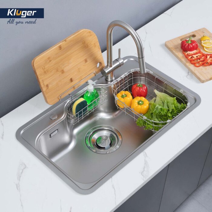 Chậu rửa bát inox KLUGER KT8050FS Plus dòng TAKI - Ảnh 12