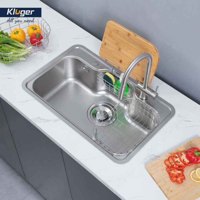 Chậu rửa bát inox KLUGER KT8050FS Plus dòng TAKI - Ảnh 10