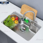 Chậu rửa bát inox KLUGER KT8050SL Plus dòng TAKI - Ảnh 12