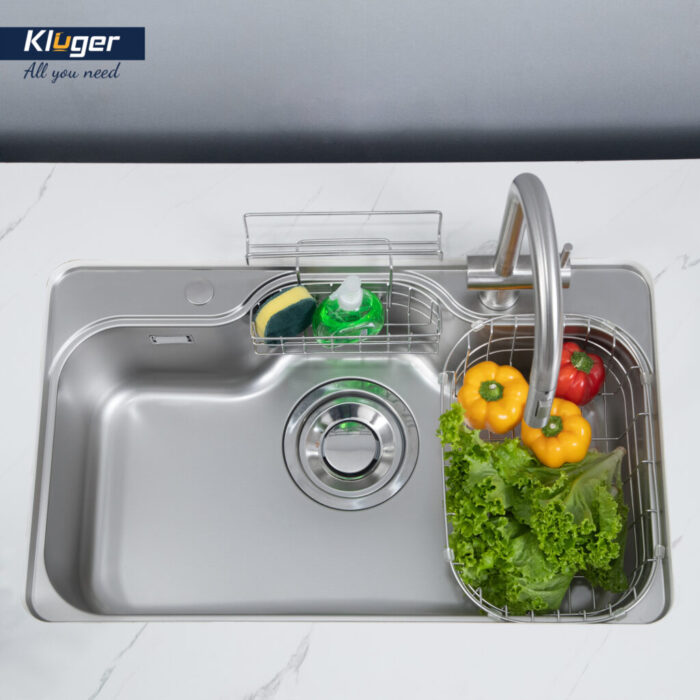 Chậu rửa bát inox KLUGER KT8050SL Plus dòng TAKI - Ảnh 16