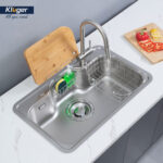 Chậu rửa bát inox KLUGER KT8050SL Plus dòng TAKI - Ảnh 6