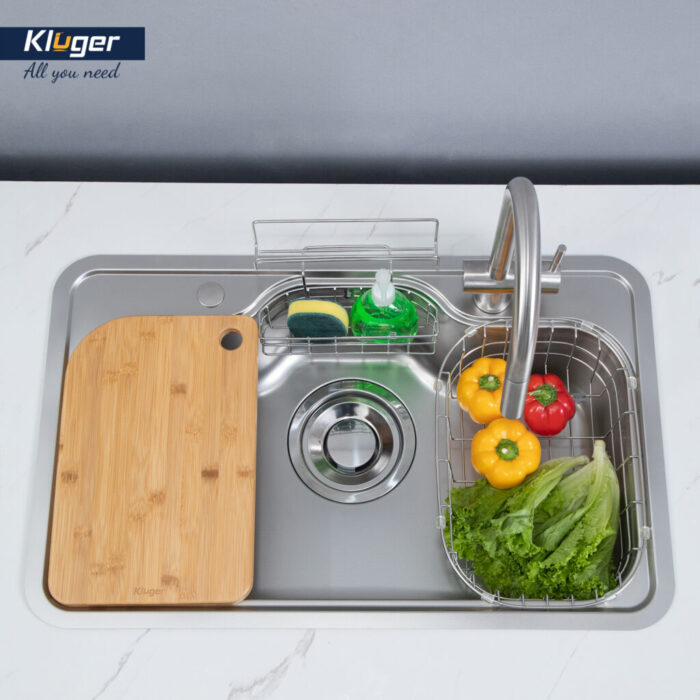 Chậu rửa bát inox KLUGER KT8050SL Plus dòng TAKI - Ảnh 7