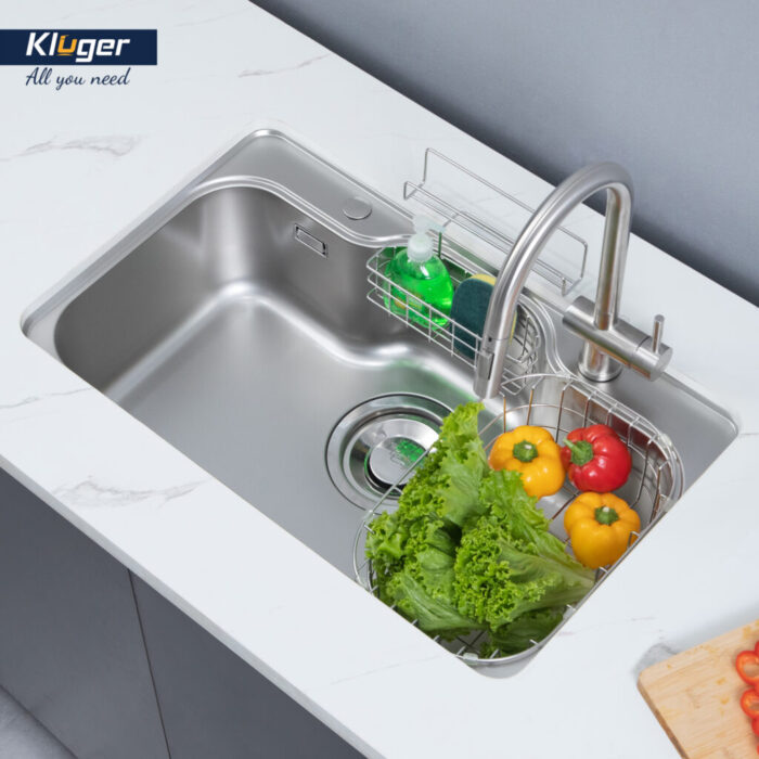 Chậu rửa bát inox KLUGER KT8050SL Plus dòng TAKI - Ảnh 11