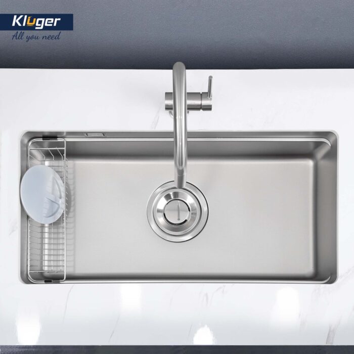 Chậu rửa bát inox KLUGER KU8844FS Basic dòng MOD - Ảnh 5