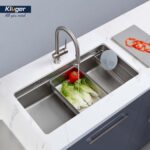 Chậu rửa bát inox KLUGER KU8844FS Plus dòng MOD - Ảnh 7