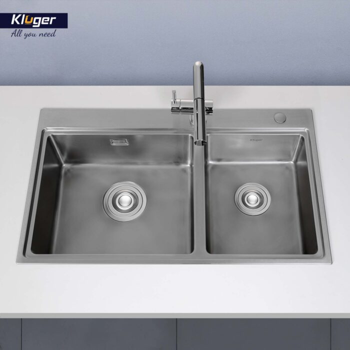 Chậu rửa bát inox KLUGER KW8211S dòng K2 100 - Ảnh 7