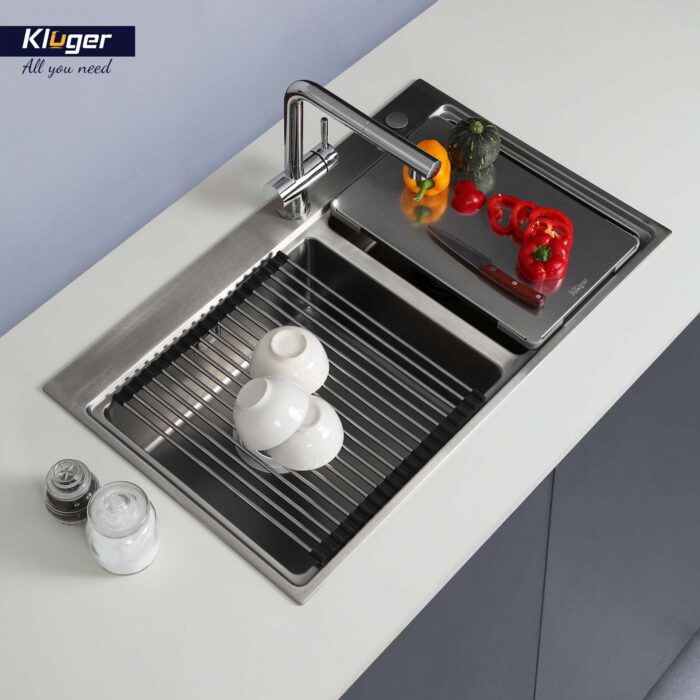 Chậu rửa bát inox KLUGER KW8211S dòng K2 100 - Ảnh 9