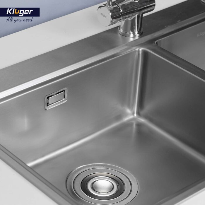 Chậu rửa bát inox KLUGER KW8211S dòng K2 100 - Ảnh 11