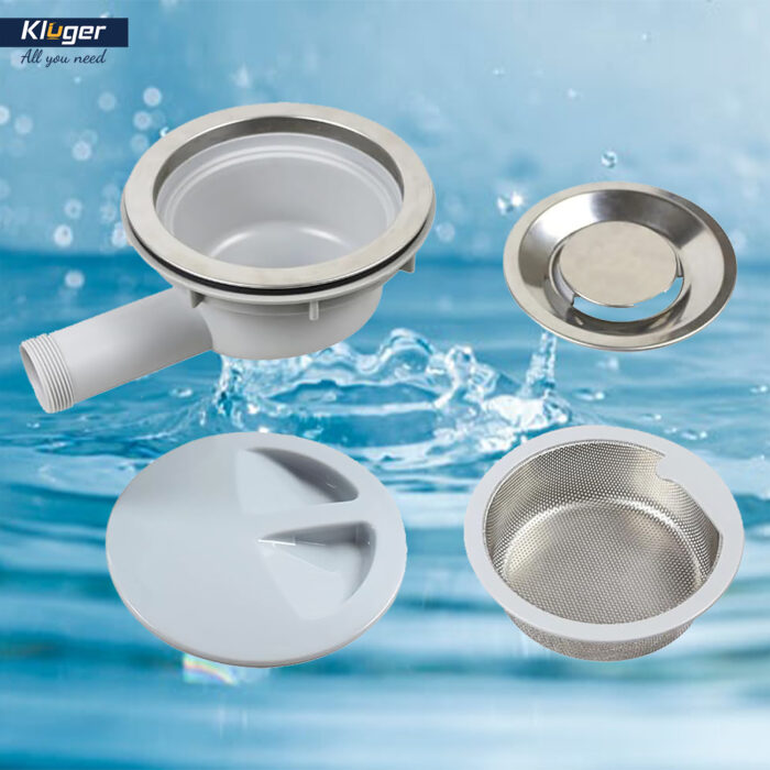 Chậu rửa bát inox KLUGER KY8045SL Plus dòng TOYA - Ảnh 10