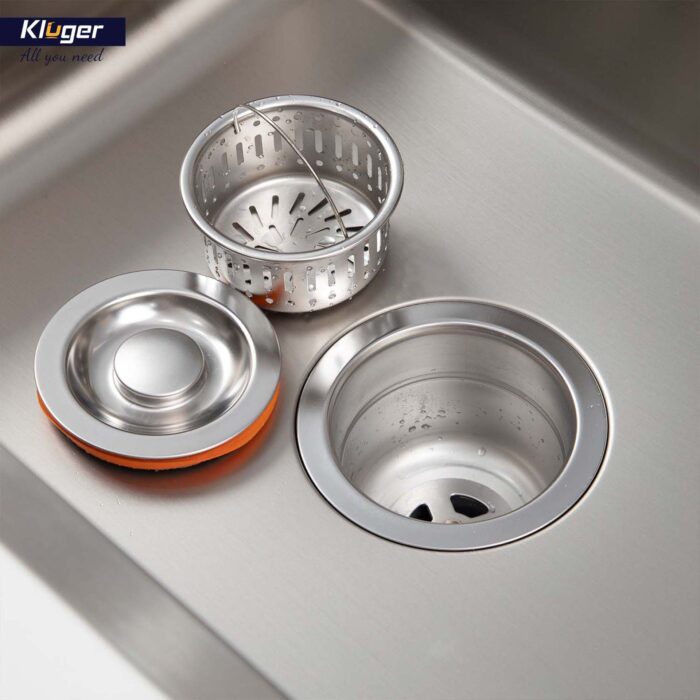 Chậu rửa bát inox KLUGER KU8121S dòng K200 - Ảnh 15