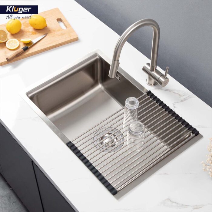 Chậu rửa bát inox KLUGER KU8121S dòng K200 - Ảnh 11