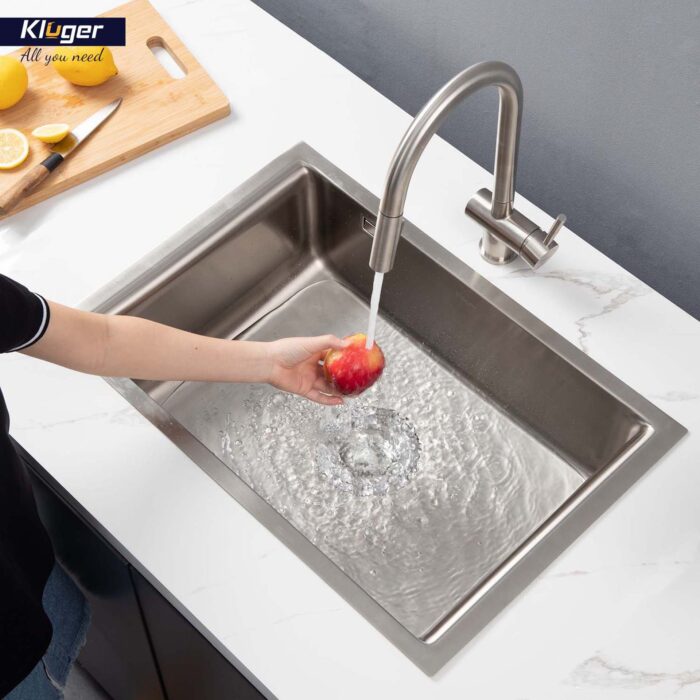 Chậu rửa bát inox KLUGER KU8121S dòng K200 - Ảnh 12