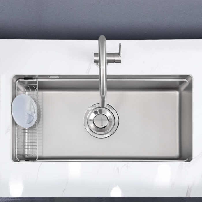 Chậu rửa bát inox KLUGER KU7844FS Basic dòng MOD - Ảnh 7