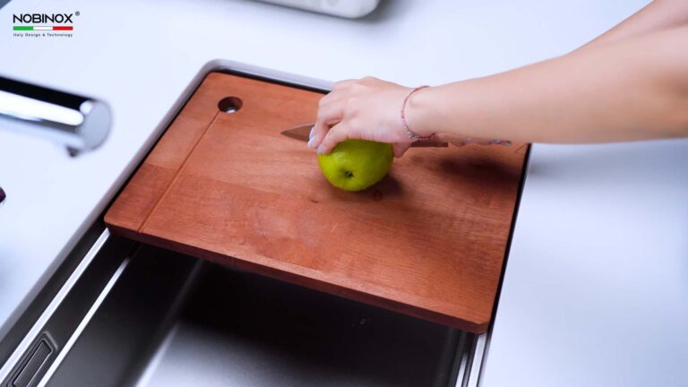 Chậu rửa bát inox NOBINOX LIRA NJ566D - Ảnh 13