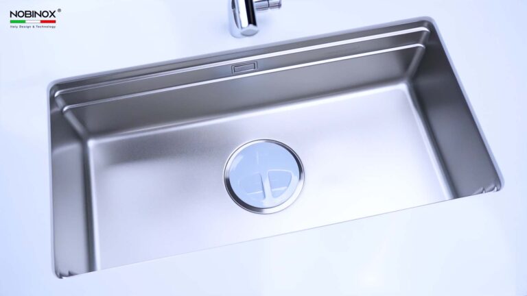 Chậu rửa bát inox NOBINOX LIRA NJ566D - Ảnh 6