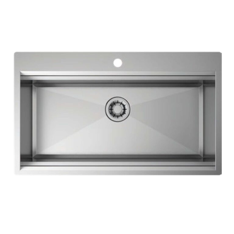 Chậu rửa bát inox NOBINOX TASCA STEP NT685T SA8000B