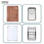 Chậu rửa bát inox NOBINOX LIRA NJ562D - Ảnh 3