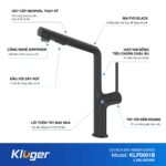 Vòi rửa bát KLUGER KLF0001B - Ảnh 2