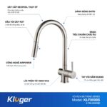 Vòi rửa bát KLUGER KLF0008S - Ảnh 2