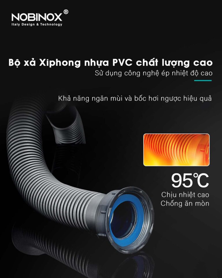 Chậu rửa bát inox NOBINOX LIKEN NL700 - Ảnh 9