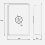 Chậu mini KLUGER KSWB-402FS - Ảnh 2