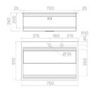 Chậu rửa bát inox NOBINOX ARTINOX MOSE NA808 00008ALBR70SP - Ảnh 2