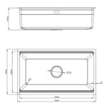 Chậu rửa bát inox NOBINOX LIRA NJ562D - Ảnh 2