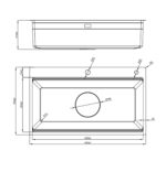 Chậu rửa bát inox NOBINOX LIRA NJ564D - Ảnh 2