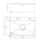 Chậu rửa bát inox NOBINOX LUMIA NJ557 - Ảnh 2