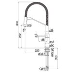 Vòi rửa bát NOBINOX HERON NB228 HR125300CB - Ảnh 2