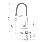 Vòi rửa bát NOBINOX LIKID NB880 LK00300CR - Ảnh 2