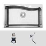 Chậu rửa bát inox KLUGER KF8131FS dòng K300 - Ảnh 2