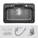 Chậu rửa bát inox KLUGER KT8050FB Basic dòng TAKI - Ảnh 2