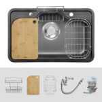 Chậu rửa bát inox KLUGER KT8050FB Plus dòng TAKI - Ảnh 2