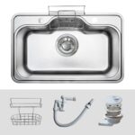 Chậu rửa bát inox KLUGER KT8050FS Basic dòng TAKI - Ảnh 2