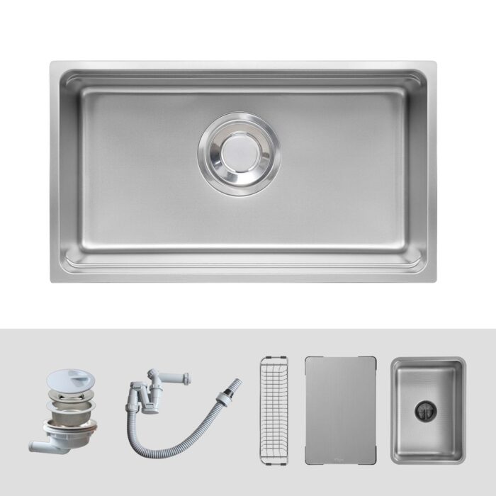 Chậu rửa bát inox KLUGER KU7844FS Plus dòng MOD - Ảnh 2