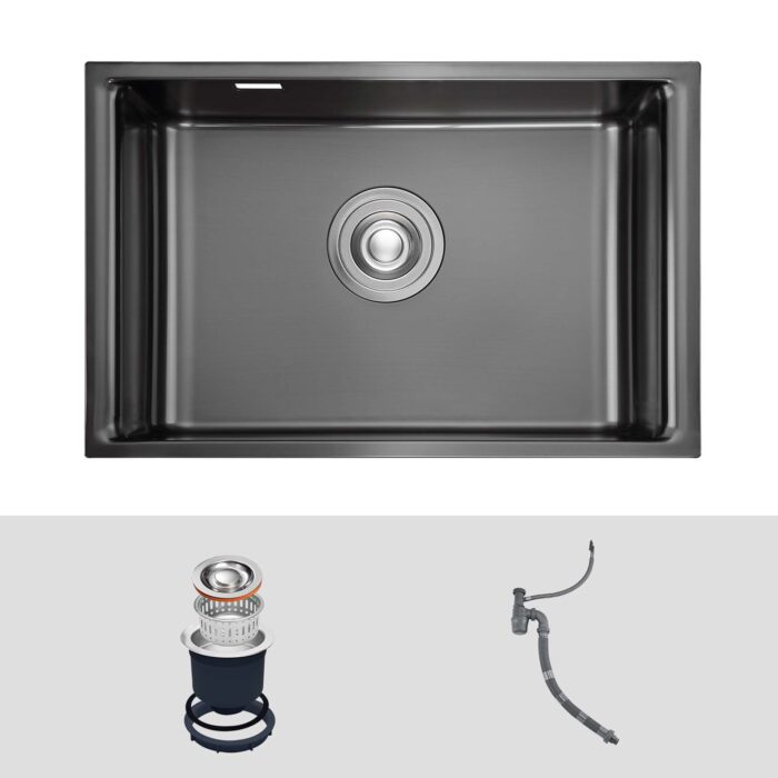 Chậu rửa bát inox KLUGER KU8121B dòng K200 - Ảnh 2