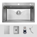 Chậu rửa bát inox KLUGER KW8181FS Plus dòng K800 - Ảnh 2