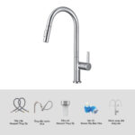 Vòi rửa bát KLUGER KLF0003C - Ảnh 3