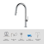 Vòi rửa bát KLUGER KLF0010C - Ảnh 3