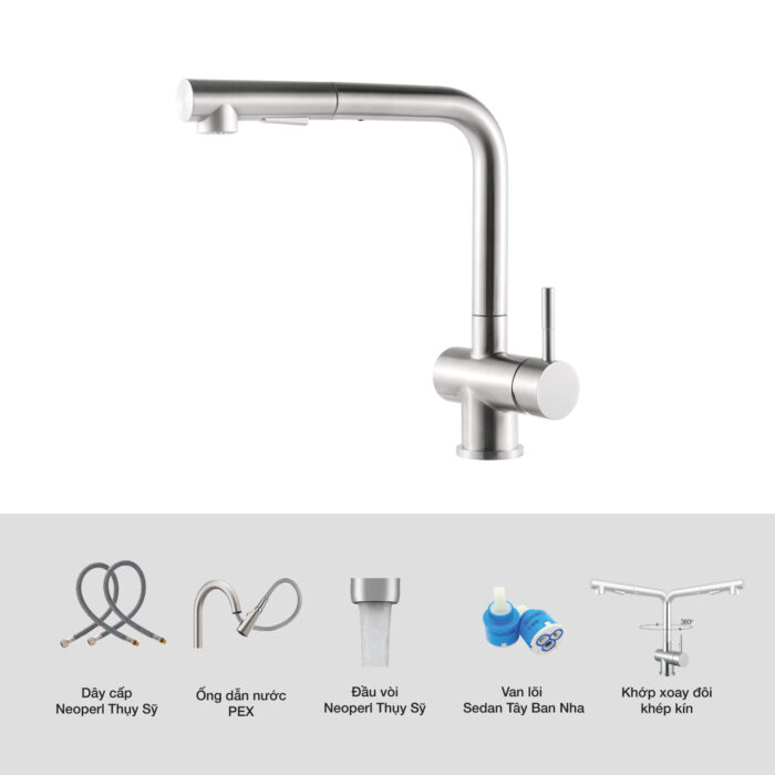 Vòi rửa bát KLUGER KLF0013C - Ảnh 3