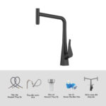 Vòi rửa bát KLUGER KLF0016B - Ảnh 2