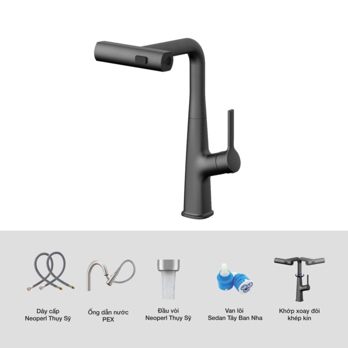 Vòi rửa bát KLUGER KLF0018B - Ảnh 2