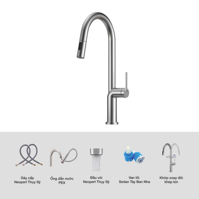 Vòi rửa bát KLUGER KLF0020S - Ảnh 3