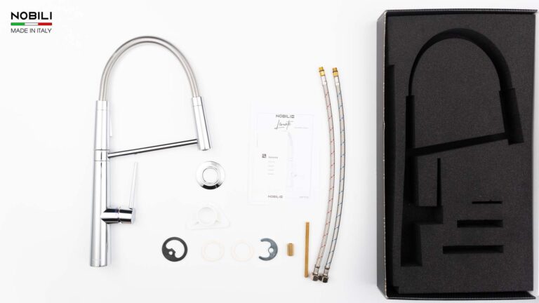 Vòi rửa bát NOBINOX LEVANTE NB303 MV123300CR - Ảnh 3