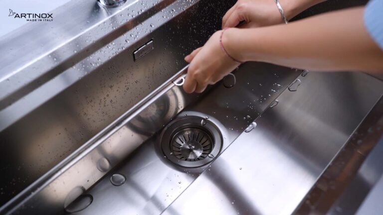 Chậu rửa bát inox NOBINOX ARTINOX MOSE NA808 00008ALBR70SP - Ảnh 13