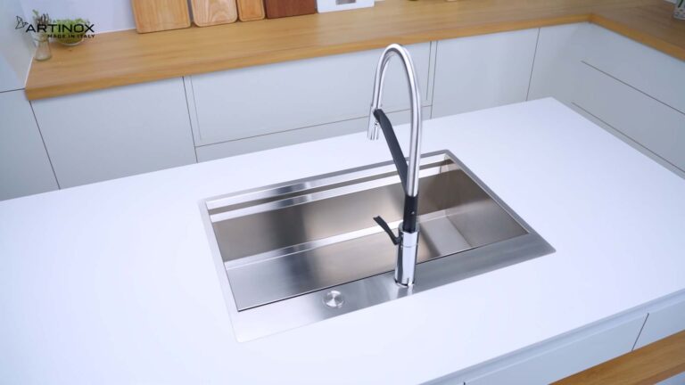 Chậu rửa bát inox NOBINOX ARTINOX MOSE NA808 00008ALBR70SP - Ảnh 18