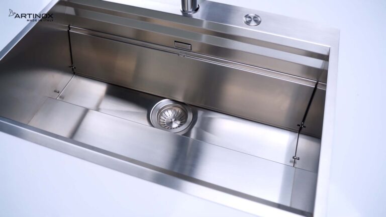 Chậu rửa bát inox NOBINOX ARTINOX MOSE NA808 00008ALBR70SP - Ảnh 5